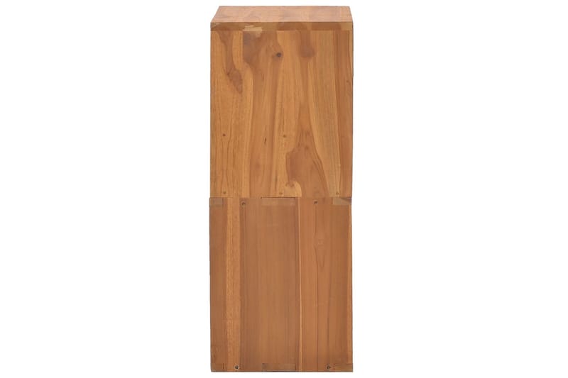 Oppbevaringsskap 40x30x76 cm heltre teak - Brun - Oppbevaring - Hyller - Vegghylle