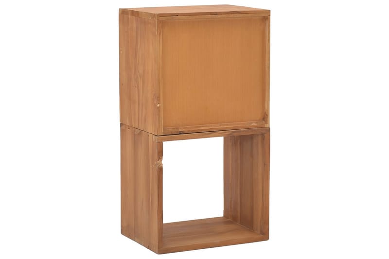 Oppbevaringsskap 40x30x76 cm heltre teak - Brun - Oppbevaring - Hyller - Vegghylle