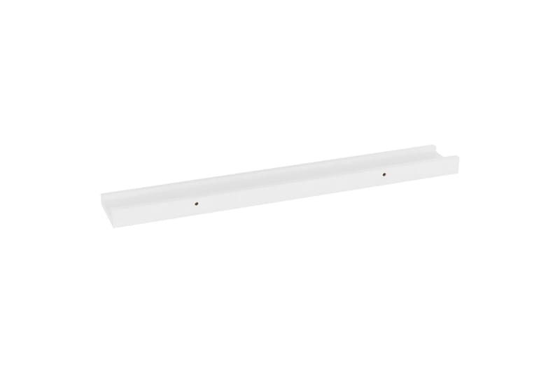 Vegghyller 4 stk hvit 60x9x3 cm - Hvit - Oppbevaring - Hyller - Vegghylle