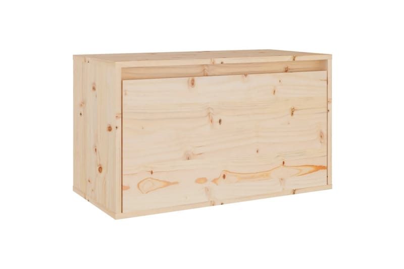 Veggskap 60x30x35 cm heltre furu - Brun - Oppbevaring - Hyller - Vegghylle