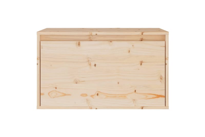 Veggskap 60x30x35 cm heltre furu - Brun - Oppbevaring - Hyller - Vegghylle