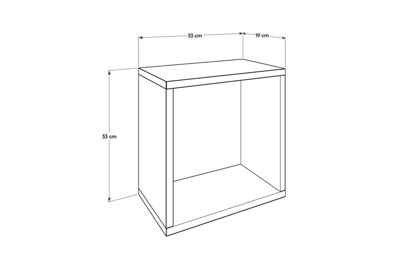 Wall Shelf Hvit - Oppbevaring - Hyller - Vegghylle