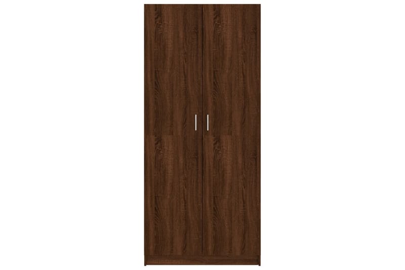 beBasic Garderobe brun eik 80x52x180 cm konstruert tre - Brun - Oppbevaring - Klesoppbevaring - Garderober & garderobesystem