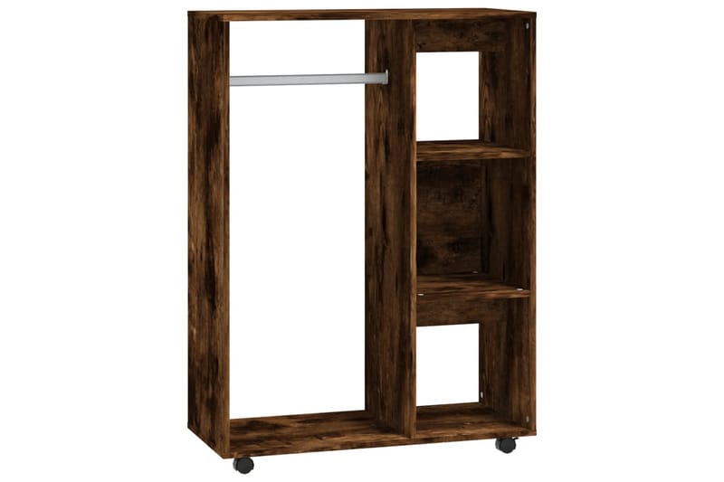 beBasic Garderobe røkt eik 80x40x110 cm konstruert tre - Brun - Oppbevaring - Klesoppbevaring - Garderober & garderobesystem