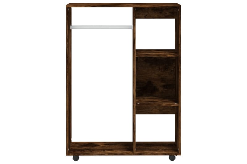 beBasic Garderobe røkt eik 80x40x110 cm konstruert tre - Brun - Oppbevaring - Klesoppbevaring - Garderober & garderobesystem