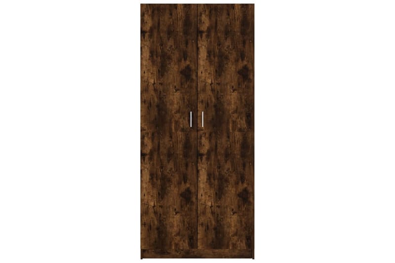 beBasic Garderobe røkt eik 80x52x180 cm konstruert tre - Brun - Oppbevaring - Klesoppbevaring - Garderober & garderobesystem