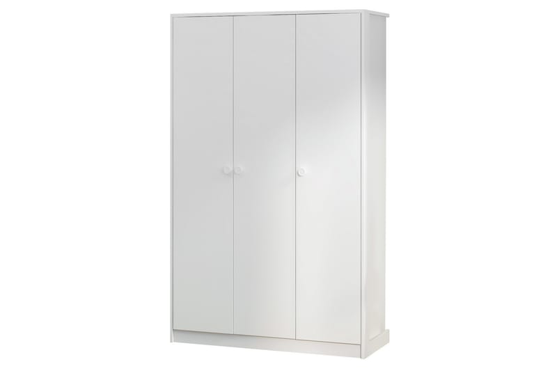 Berdez Garderobe 120x182 cm - Hvit - Oppbevaring - Klesoppbevaring - Garderober & garderobesystem