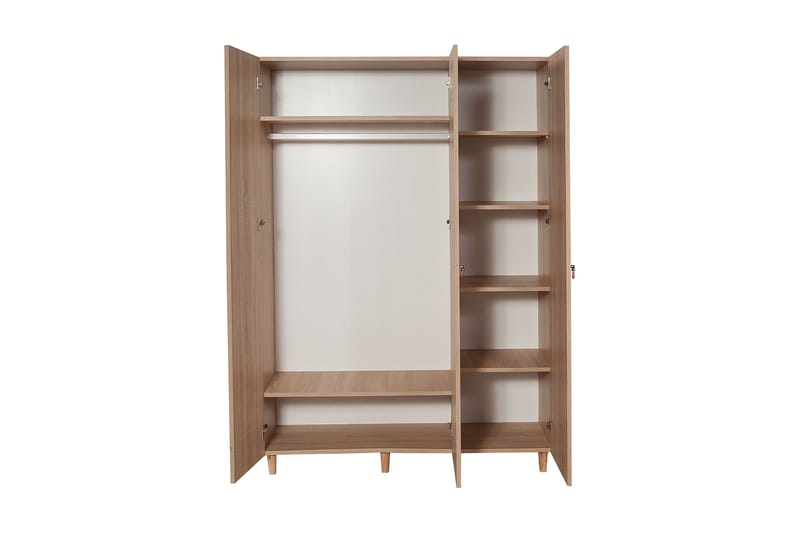 Brokind Garderobe 135 cm - Brun/Grønn - Oppbevaring - Klesoppbevaring - Garderober & garderobesystem