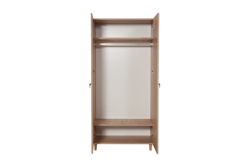 Brokind Garderobe 90 cm - Brun - Oppbevaring - Klesoppbevaring - Garderober & garderobesystem