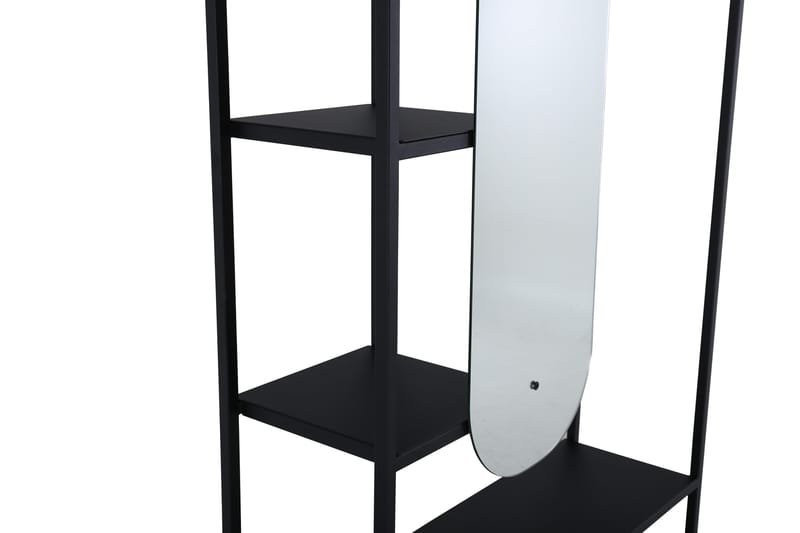 Classe Garderobe 100x200 cm - Svart - Oppbevaring - Klesoppbevaring - Garderober & garderobesystem - Garderobeskap & klesskap