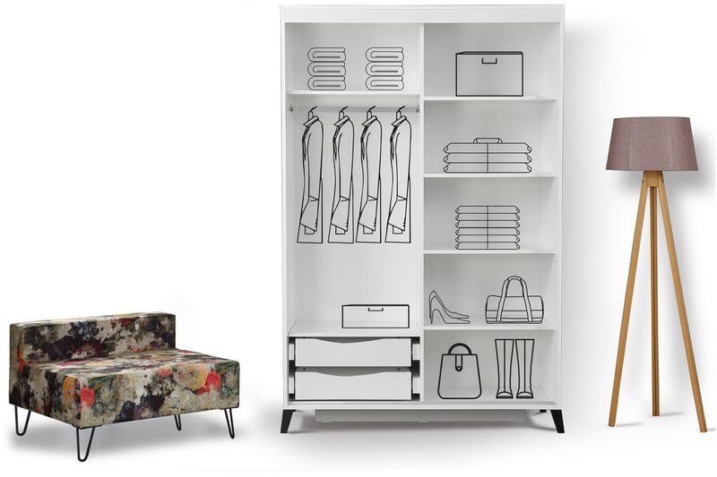 Comfortale Garderobe 120 - Oppbevaring - Klesoppbevaring - Garderober & garderobesystem