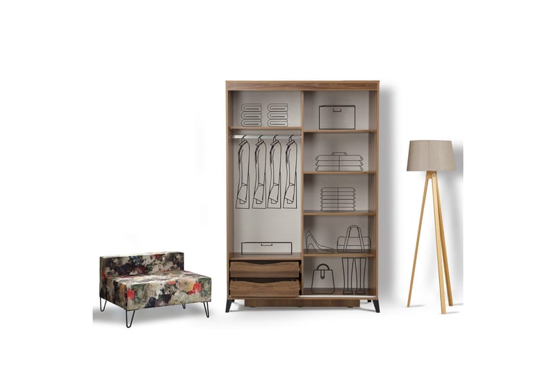 Comfortale Garderobe 140 - Oppbevaring - Klesoppbevaring - Garderober & garderobesystem