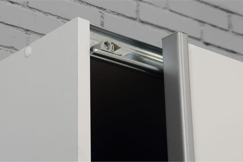 Edessa Garderobe 62x171 cm - Hvit - Oppbevaring - Klesoppbevaring - Garderober & garderobesystem