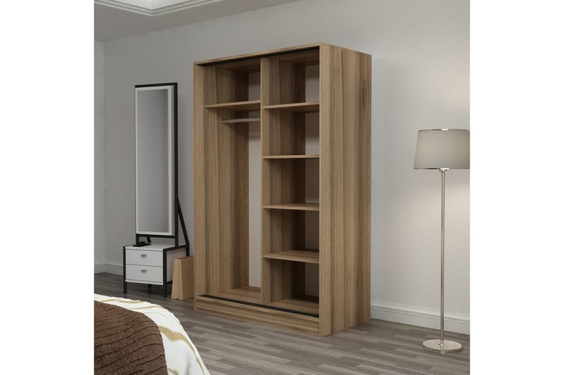 Fruitland Garderobe 120 cm - Antrasitt - Oppbevaring - Klesoppbevaring - Garderober & garderobesystem