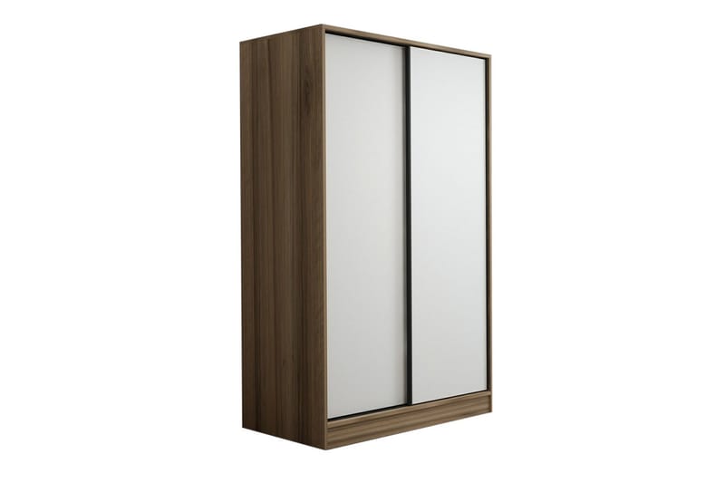 Fruitland Garderobe 120 cm - Hvit/Brun - Oppbevaring - Klesoppbevaring - Garderober & garderobesystem