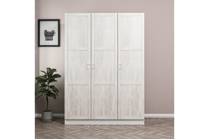 Fruitland Garderobe 135 cm - Beige - Oppbevaring - Klesoppbevaring - Garderober & garderobesystem