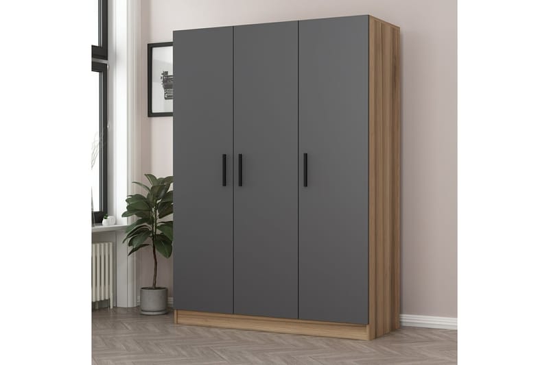 Fruitland Garderobe 135 cm - Brun - Oppbevaring - Klesoppbevaring - Garderober & garderobesystem