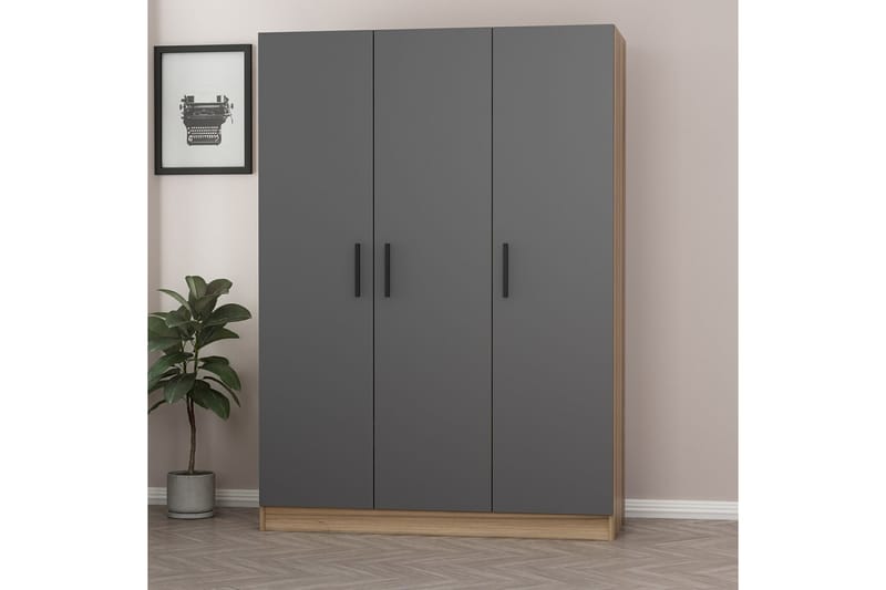 Fruitland Garderobe 135 cm - Brun - Oppbevaring - Klesoppbevaring - Garderober & garderobesystem