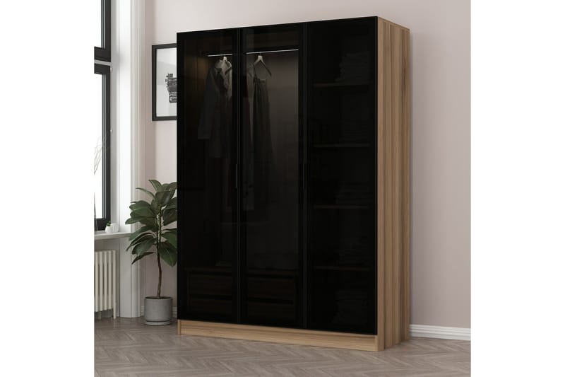 Fruitland Garderobe 135 cm - Brun - Oppbevaring - Klesoppbevaring - Garderober & garderobesystem