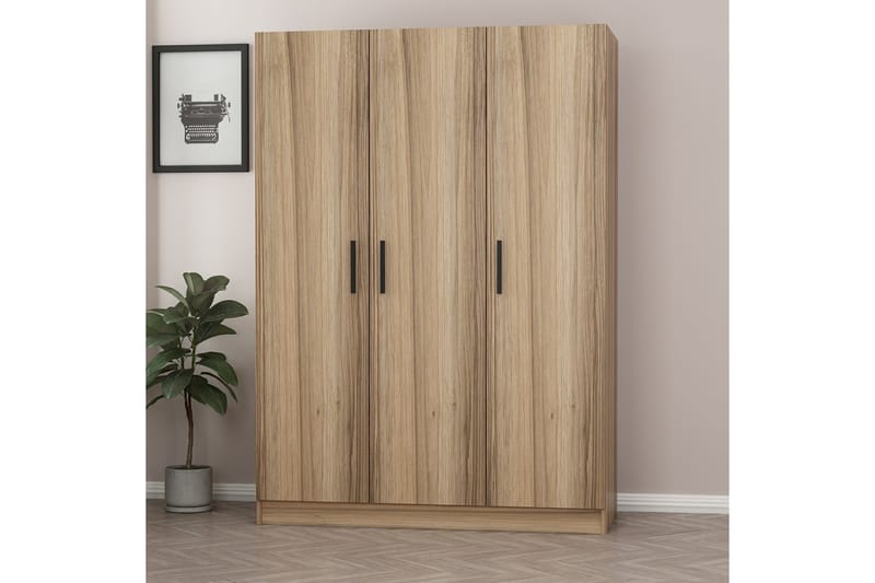 Fruitland Garderobe 135 cm - Eik - Oppbevaring - Klesoppbevaring - Garderober & garderobesystem