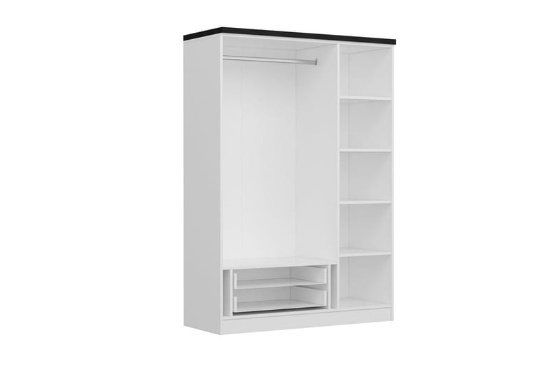 Fruitland Garderobe 135 cm - Hvit - Oppbevaring - Klesoppbevaring - Garderober & garderobesystem