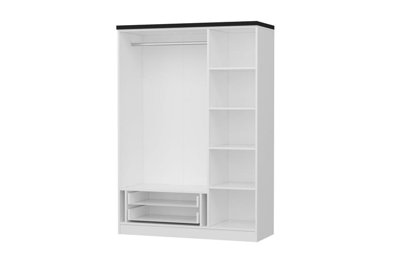 Fruitland Garderobe 135 cm - Hvit - Oppbevaring - Klesoppbevaring - Garderober & garderobesystem