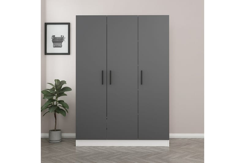 Fruitland Garderobe 135 cm - Hvit - Oppbevaring - Klesoppbevaring - Garderober & garderobesystem