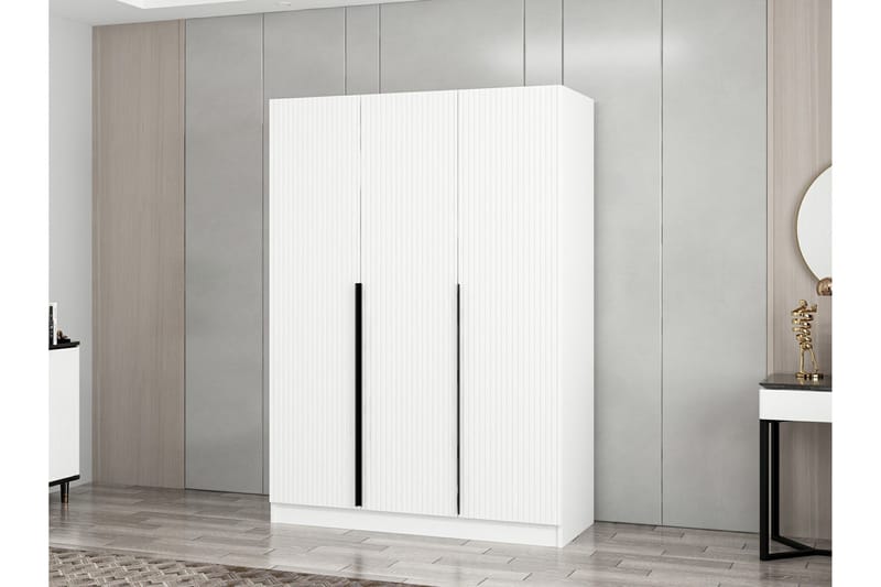 Fruitland Garderobe 135 cm - Hvit - Oppbevaring - Klesoppbevaring - Garderober & garderobesystem