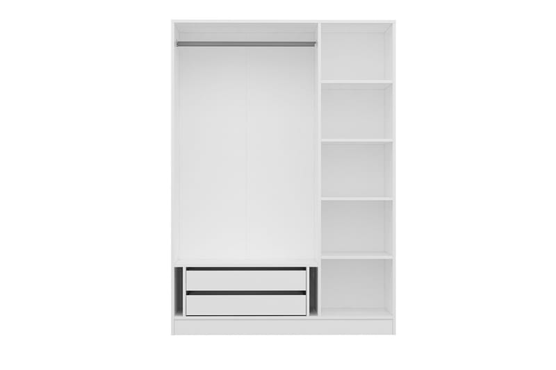 Fruitland Garderobe 135 cm - Hvit - Oppbevaring - Klesoppbevaring - Garderober & garderobesystem