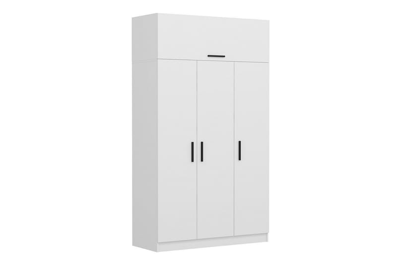 Fruitland Garderobe 135 cm - Hvit - Oppbevaring - Klesoppbevaring - Garderober & garderobesystem