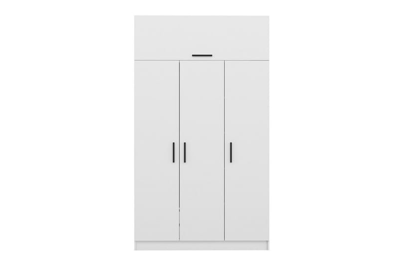 Fruitland Garderobe 135 cm - Hvit - Oppbevaring - Klesoppbevaring - Garderober & garderobesystem