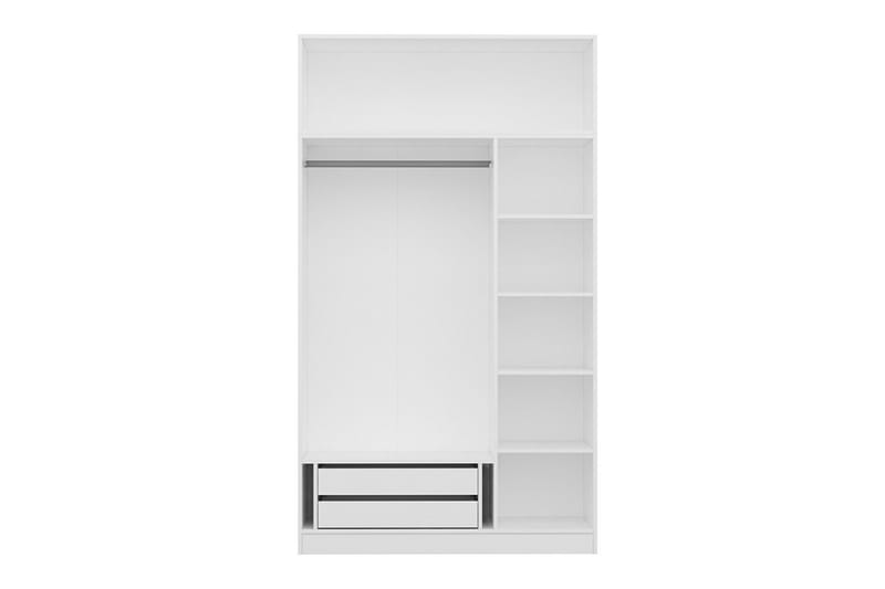 Fruitland Garderobe 135 cm - Hvit - Oppbevaring - Klesoppbevaring - Garderober & garderobesystem