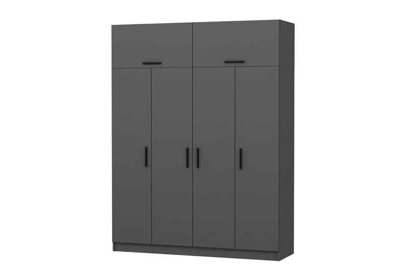 Fruitland Garderobe 180 cm - Antrasitt - Oppbevaring - Klesoppbevaring - Garderober & garderobesystem