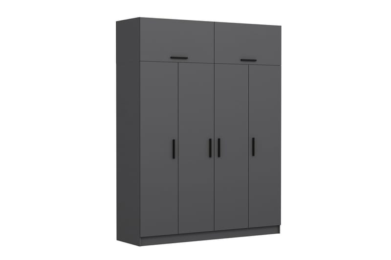 Fruitland Garderobe 180 cm - Antrasitt - Oppbevaring - Klesoppbevaring - Garderober & garderobesystem