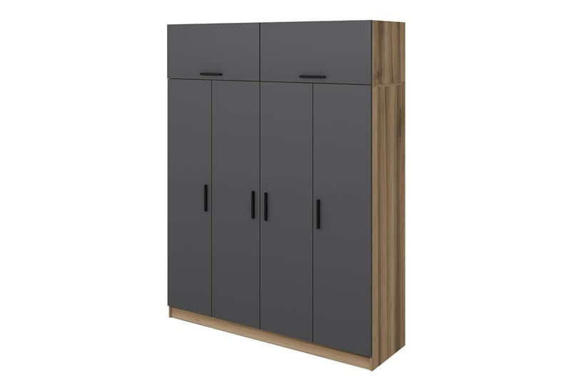 Fruitland Garderobe 180 cm - Antrasitt - Oppbevaring - Klesoppbevaring - Garderober & garderobesystem