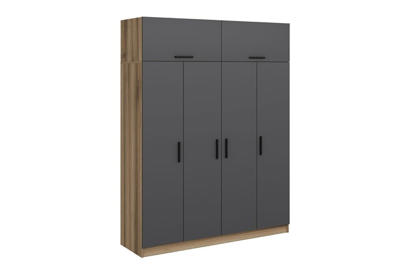 Fruitland Garderobe 180 cm - Antrasitt - Oppbevaring - Klesoppbevaring - Garderober & garderobesystem