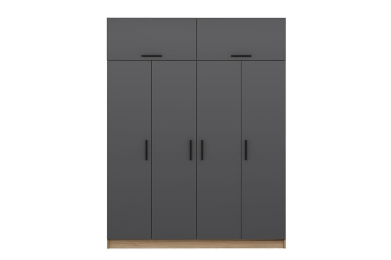 Fruitland Garderobe 180 cm - Antrasitt - Oppbevaring - Klesoppbevaring - Garderober & garderobesystem