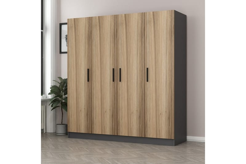 Fruitland Garderobe 180 cm - Brun - Oppbevaring - Klesoppbevaring - Garderober & garderobesystem