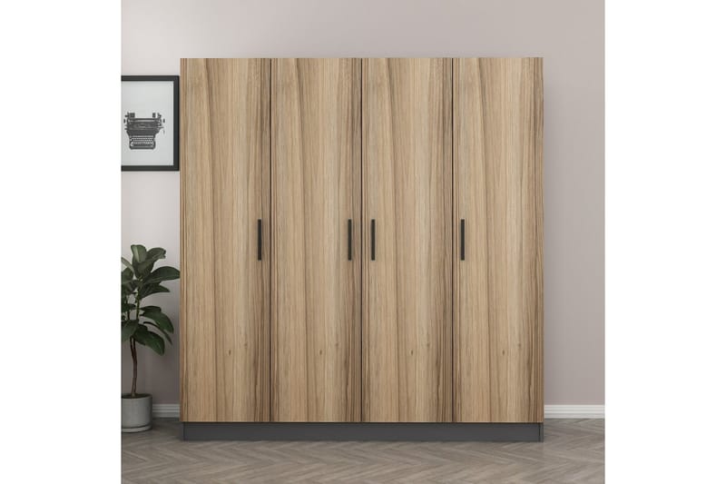 Fruitland Garderobe 180 cm - Brun - Oppbevaring - Klesoppbevaring - Garderober & garderobesystem