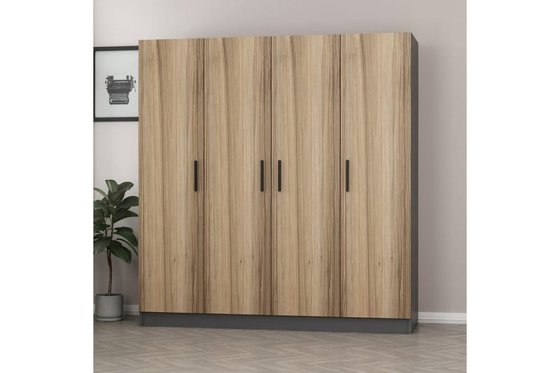 Fruitland Garderobe 180 cm - Brun - Oppbevaring - Klesoppbevaring - Garderober & garderobesystem