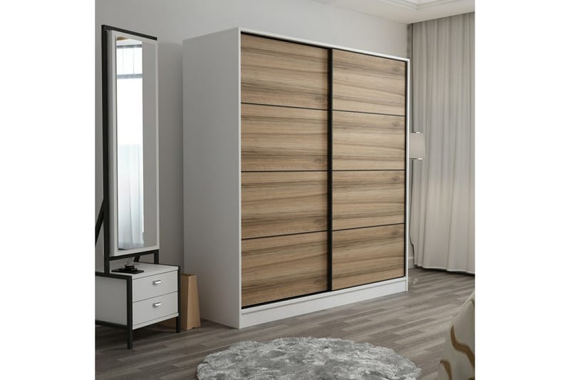 Fruitland Garderobe 180 cm - Brun - Oppbevaring - Klesoppbevaring - Garderober & garderobesystem