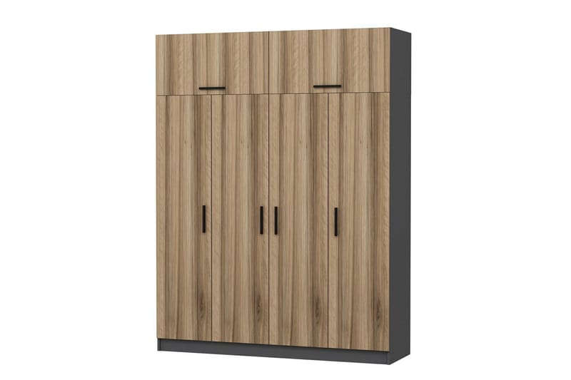 Fruitland Garderobe 180 cm - Brun - Oppbevaring - Klesoppbevaring - Garderober & garderobesystem