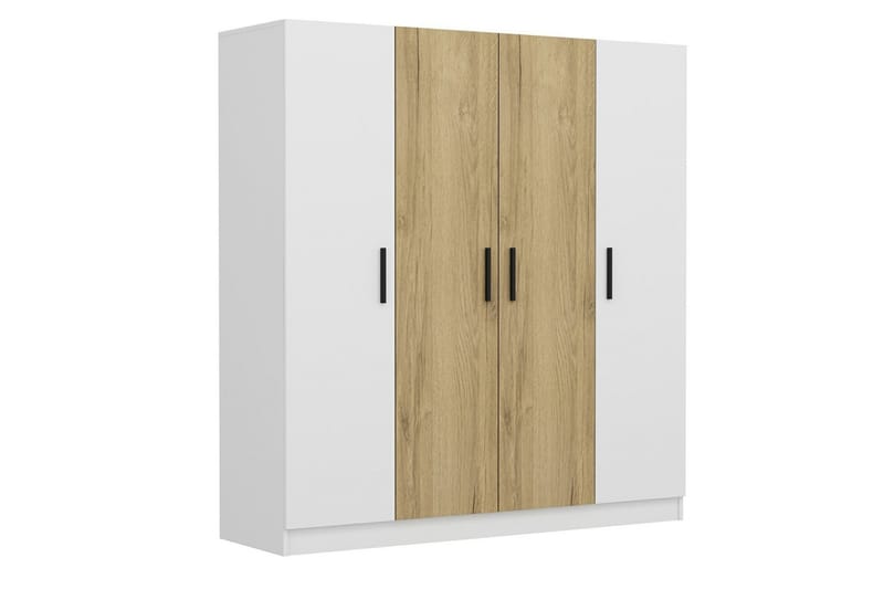 Fruitland Garderobe 180 cm - Brun/Hvit - Oppbevaring - Klesoppbevaring - Garderober & garderobesystem