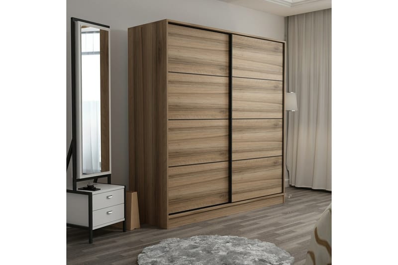 Fruitland Garderobe 180 cm - Eik - Oppbevaring - Klesoppbevaring - Garderober & garderobesystem