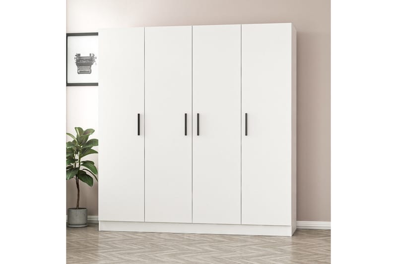 Fruitland Garderobe 180 cm - Hvit - Oppbevaring - Klesoppbevaring - Garderober & garderobesystem