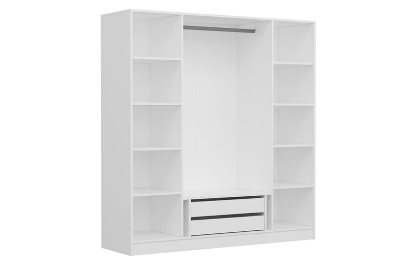 Fruitland Garderobe 180 cm - Hvit - Oppbevaring - Klesoppbevaring - Garderober & garderobesystem