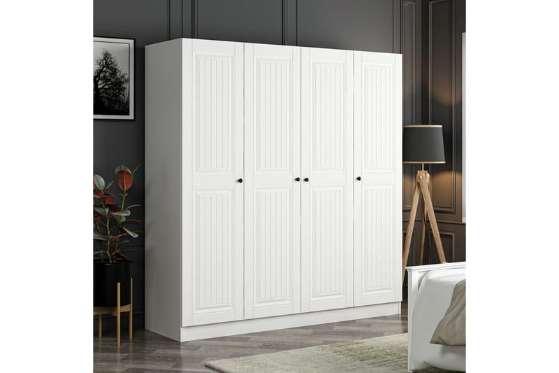 Fruitland Garderobe 180 cm - Hvit - Oppbevaring - Klesoppbevaring - Garderober & garderobesystem