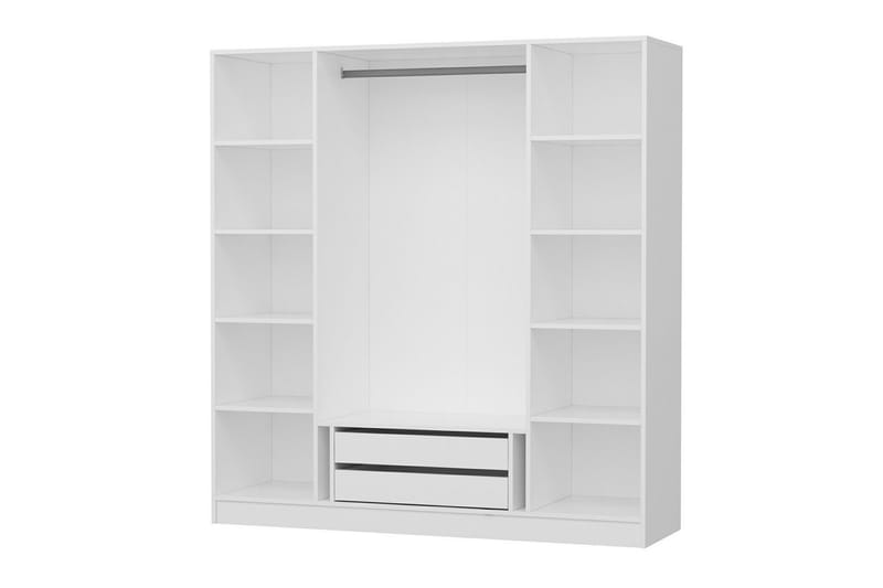 Fruitland Garderobe 180 cm - Hvit - Oppbevaring - Klesoppbevaring - Garderober & garderobesystem