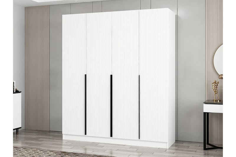 Fruitland Garderobe 180 cm - Hvit - Oppbevaring - Klesoppbevaring - Garderober & garderobesystem