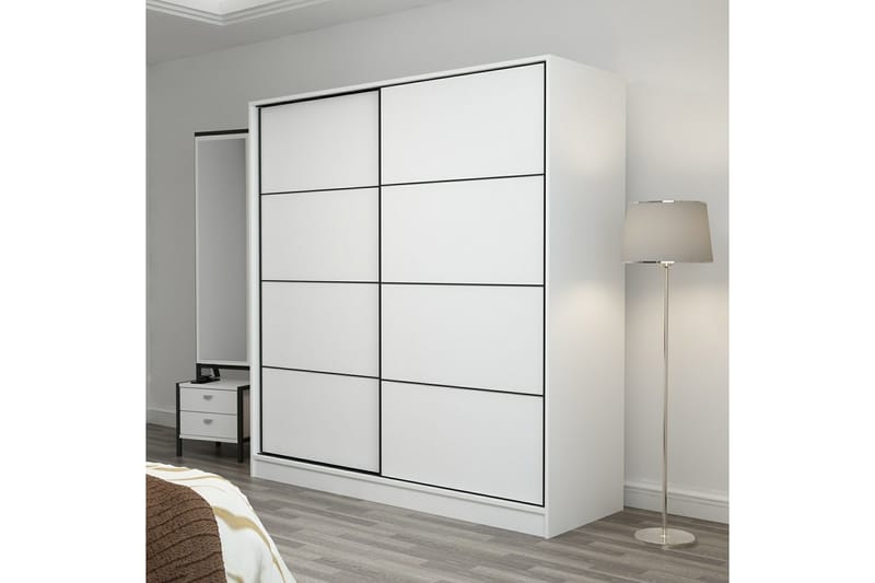 Fruitland Garderobe 180 cm - Hvit - Oppbevaring - Klesoppbevaring - Garderober & garderobesystem